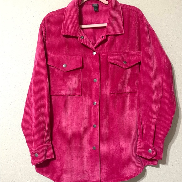 Wild Fable Pink Utility Jacket Corduroy - Picture 2 of 7